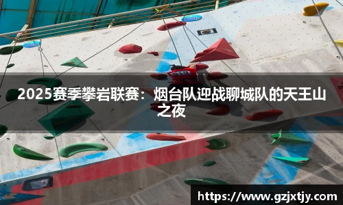 2025赛季攀岩联赛：烟台队迎战聊城队的天王山之夜